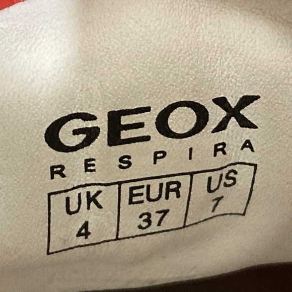 Geox Womens Respira Orange/Gold Casual Athletic Breathable Sneakers Shoes SZ 7 - Picture 11 of 12